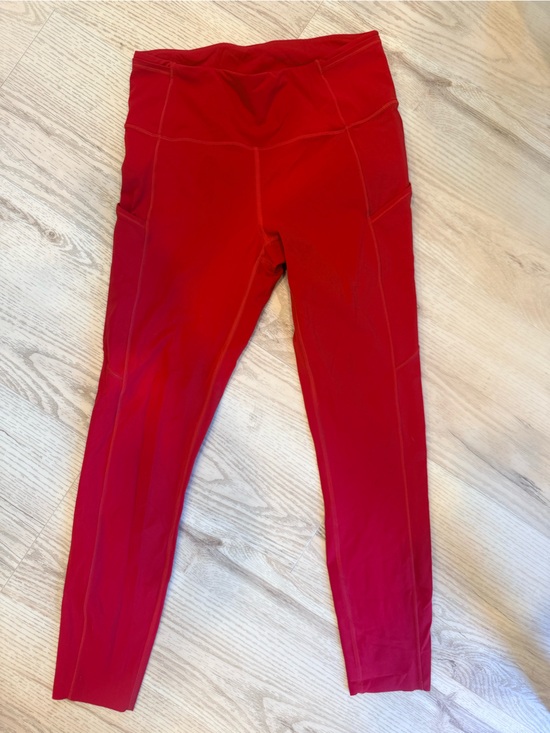 lululemon athletica Pants - lululemon athletica Red High-Rise Active Leggings